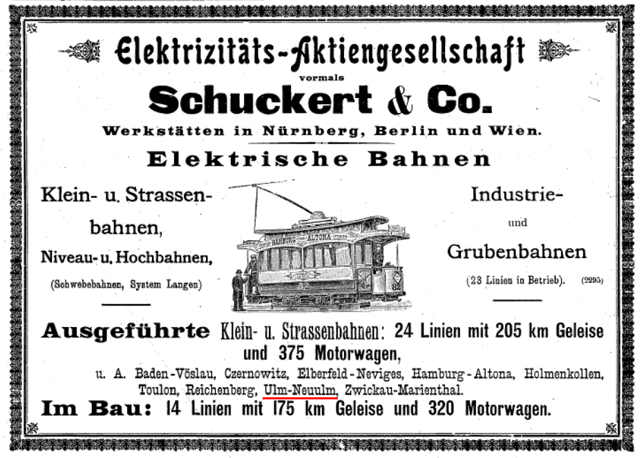 Anzeige Schuckert